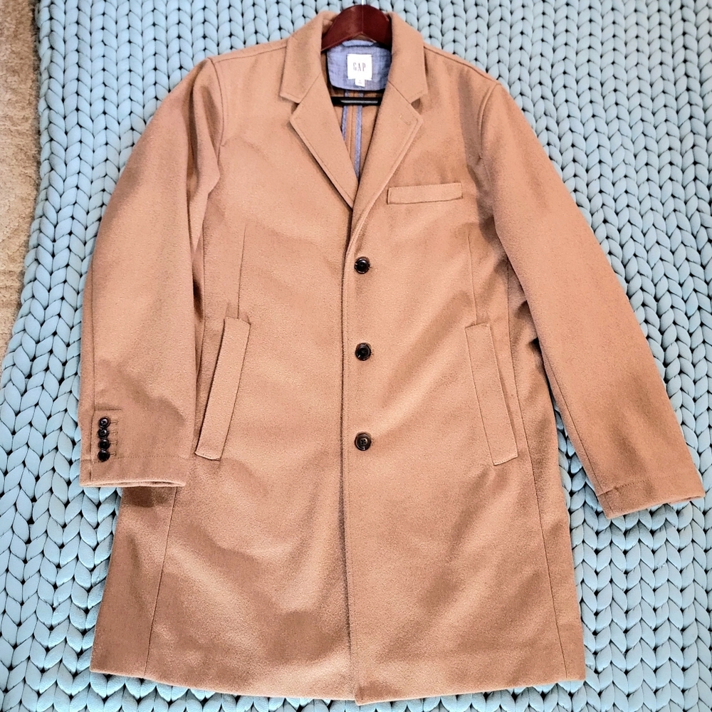 GAP Camel color Wool Jacket Coat TOP COAT XL